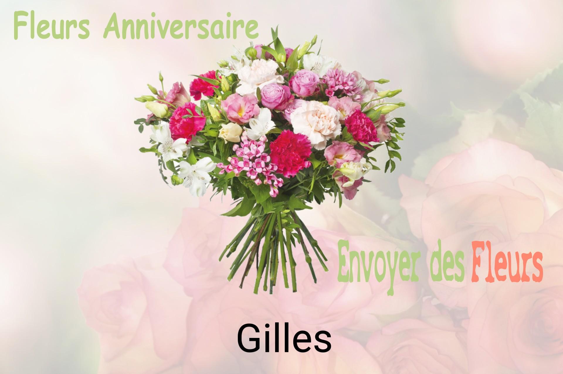 Bouquet de fleurs d’anniversaire livré à Gilles