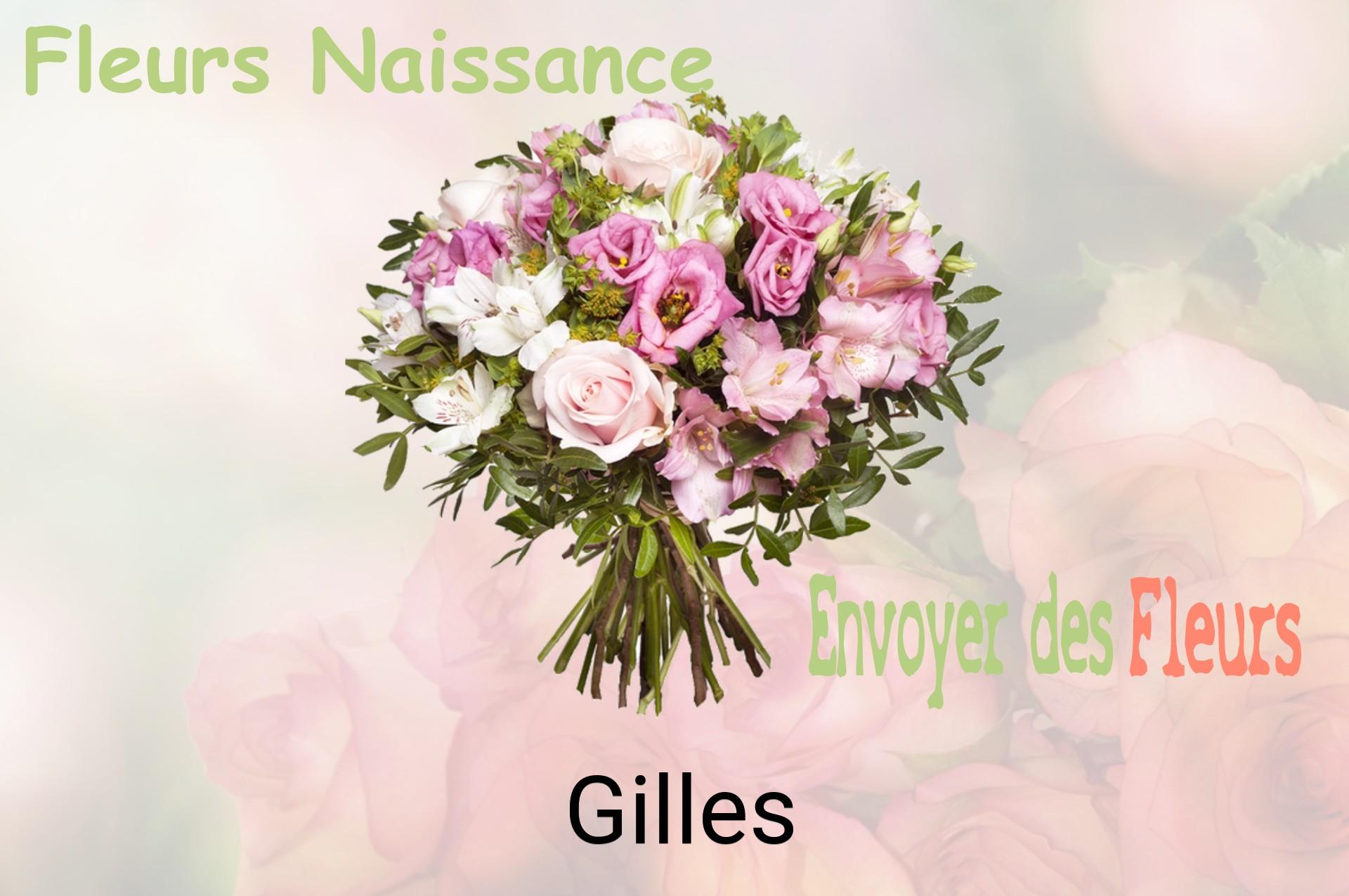 Bouquet de fleurs de naissance livré à Gilles